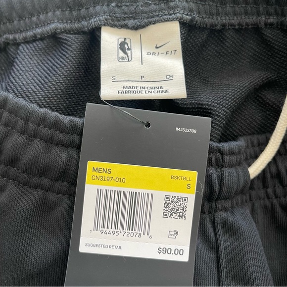 Nike NBA Boston Celtics Standard Issue Dri-Fit Joggers CN3197-010 Men’s Size S - Picture 9 of 9